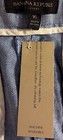 NWT BANANA REPUBLIC BLUE CHAMBRAY LINEN BLND STRAIGHT LEG AVERY PANTS TROUSER 16 — photo 4