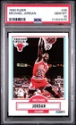 1990 Fleer NBA Basketball MICHAEL JORDAN # 26 Chicago Bulls PSA 10 Gem Mint!