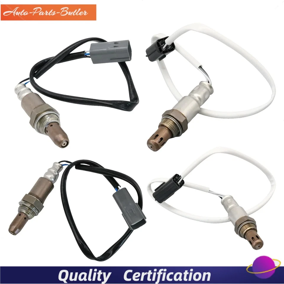 Set of 4 Up+Down Oxygen Sensor Fits 2009 2010 Nissan Infiniti M35 G37 350Z 370Z - Image 3 of 4