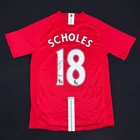 PAUL SCHOLES Signed Manchester United NIKE Auth Soccer Jersey BAS Beckett Auto