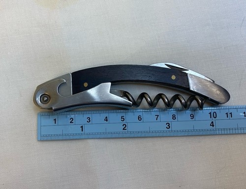 WYNN HOTEL Las Vegas Restaurant Corkscrew Bottle Opener All-in-One Wine Beer HTF - 第 7/9 張圖片