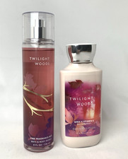 Bath  Body Works TWILIGHT WOODS Set: Fragrance Mist  Body Lotion NEW