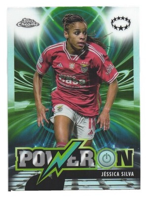 2023-24 Topps Chrome Women's UCL Power On SL Benfica Jessica Silva