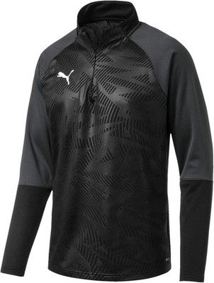 Puma CUP 1/4 Zip Top Herren Trainingspullover Sweatshirt Schwarz 656018 03
