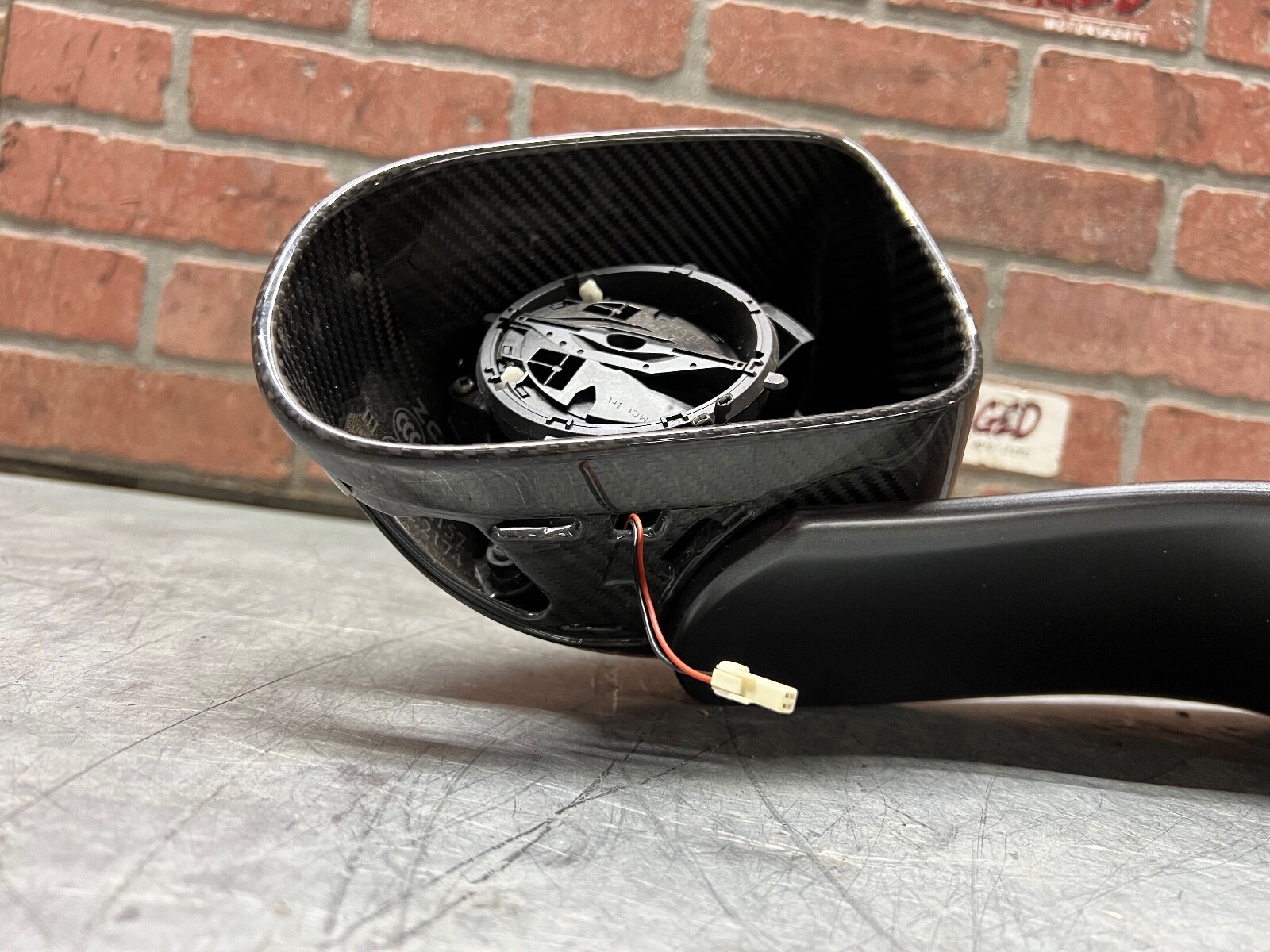 2015 16 17 McLaren 650S Spider Left Driver Side Mirror Carbon
