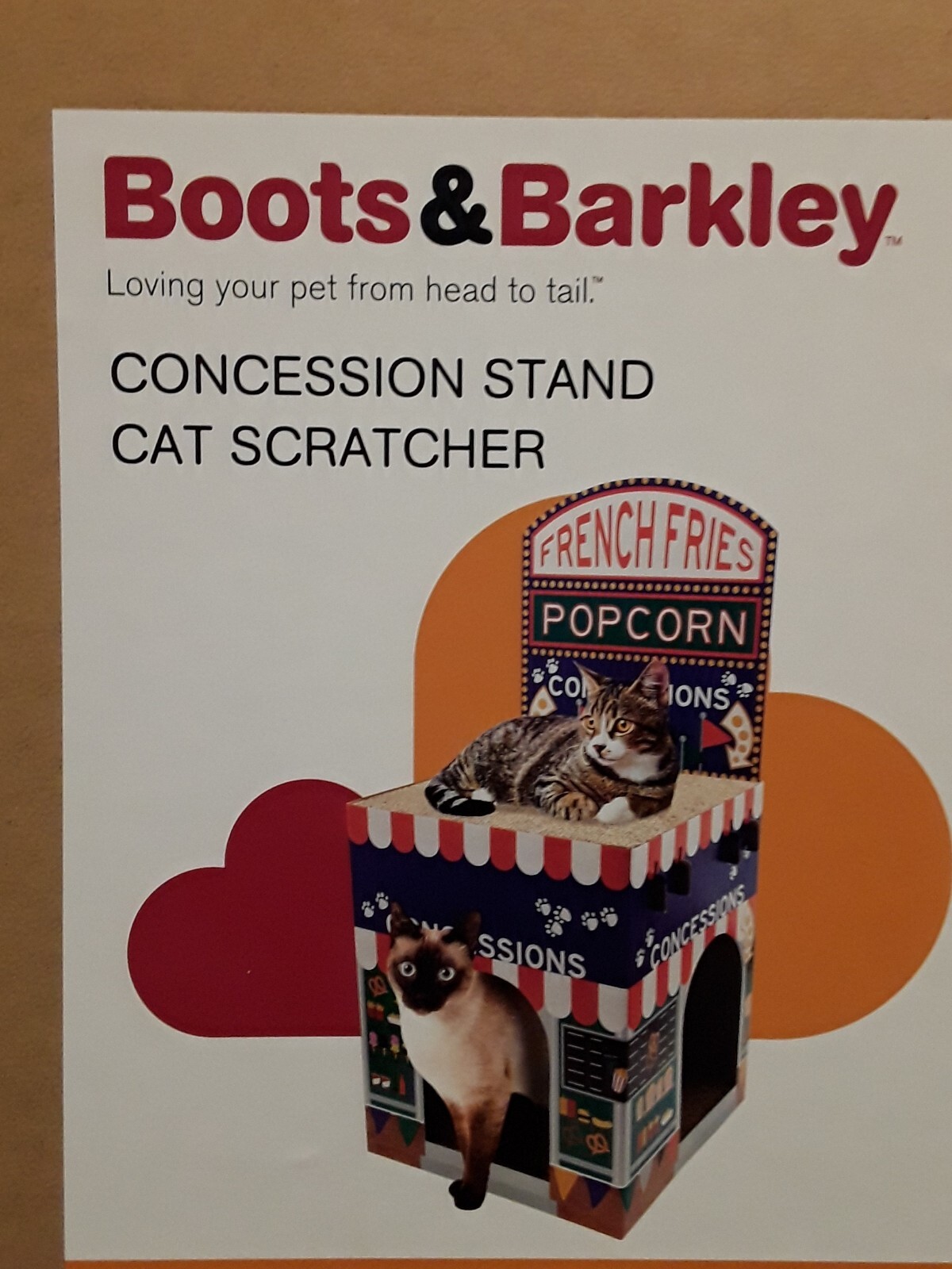 Sports Concession Stand Cat Scratch House Boots & Barkley eBay