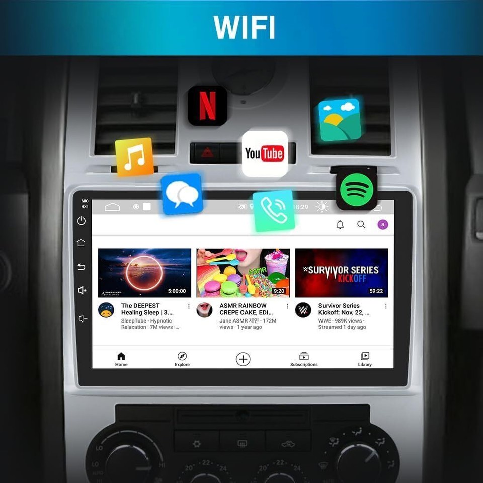 Android 13 Car Stereo Radio GPS NAVI Carplay FM Wifi For Chrysler 300C