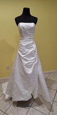 Michaelangelo David's Bridal Wedding Dress, Strapless Size 8, White