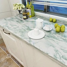 Green Marble Wallpaper Peel and Stick Film Removable Contact Paper Self Adhesive