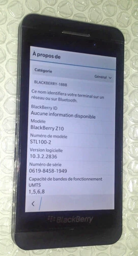 Cellulari e smartphone neri BlackBerry
