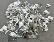 NEW! Variety Lot of 103 Sewing/No Sew Metal Decorative Jewel Snap Closures