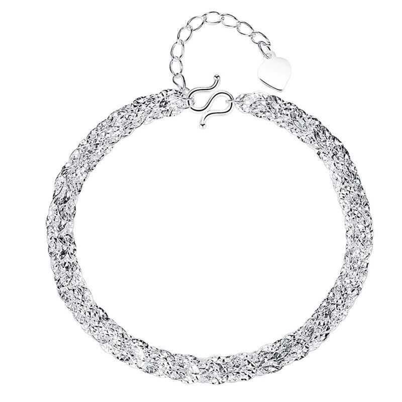 S999 Silver Bracelet for Women Phoenix Tail 5mm Width 15+ S999 Silver Bracelet for Women Phoenix Tail 5mm Width 15+