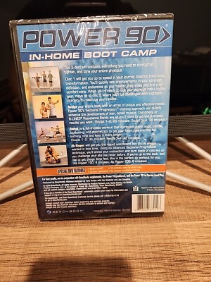 Tony Horton's Power 90 Beachbody In-Home Boot Camp DVD BRAND