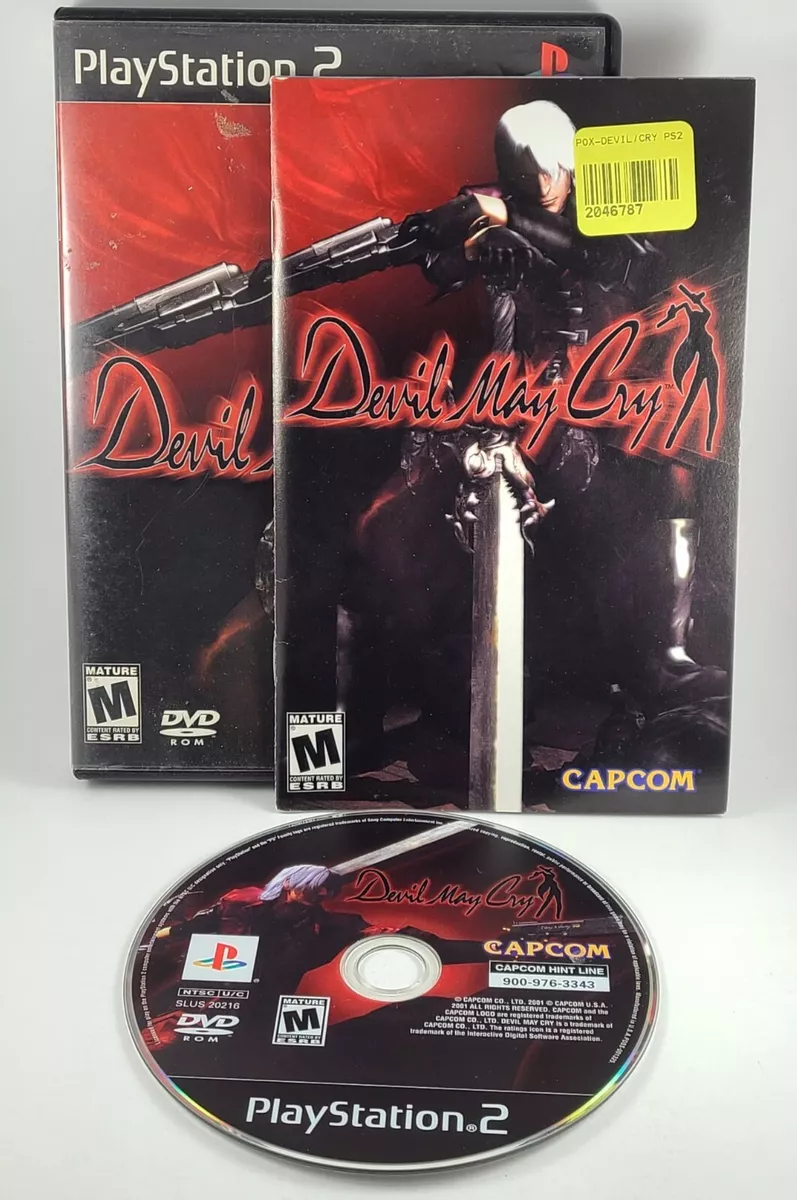 DEVIL MAY CRY (Sony PlayStation 2, PS2) Video Game Rated M Capcom  13388260041