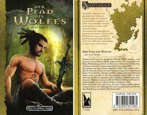 DAS SCHWARZE AUGE-DSA-Bd.128: DER PFAD DES WOLFES-Abenteuer-Fantasy-Roman-neu