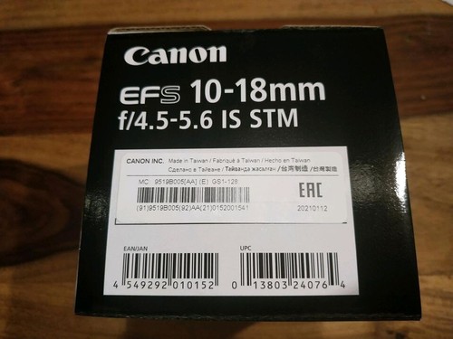 Canon Zoomobjektiv EF-S 10-18mm F4.5-5.6 IS - Bild 2 von 2