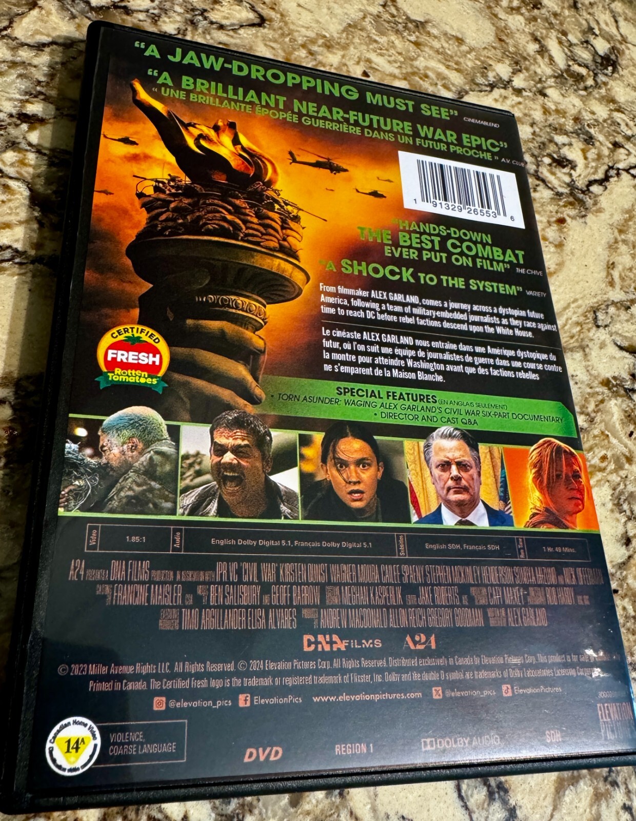 CIVIL WAR 2024 NEW DVD SEALED FAST FREE USPS SHIPPING WITH