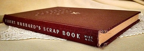 ELBERT HUBBARD'S SCRAP BOOK STRATFORD PRESS WM H WISE NY 1923 ROYCROFT INN. - Picture 3 of 9
