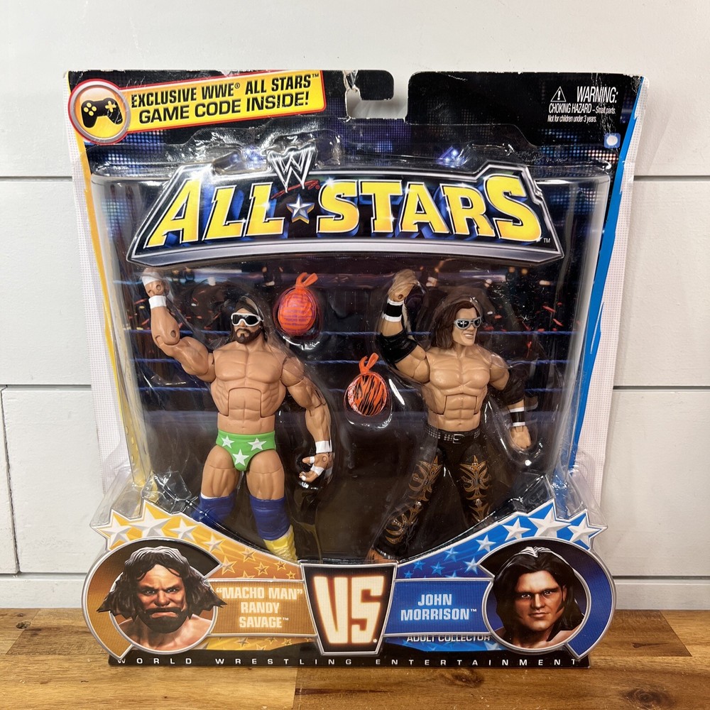 WWE Macho Man Randy Savage VS John Morrison All Stars Exclusive Elite Figures