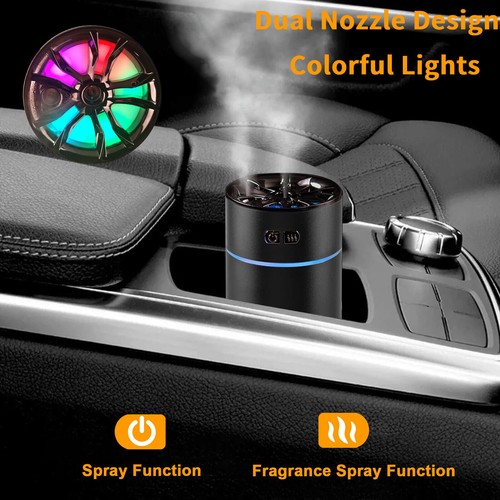 300ml Waterless Essential Aroma Oil Diffuser Ultrasonic Car Air Humidifier - Picture 23 of 26