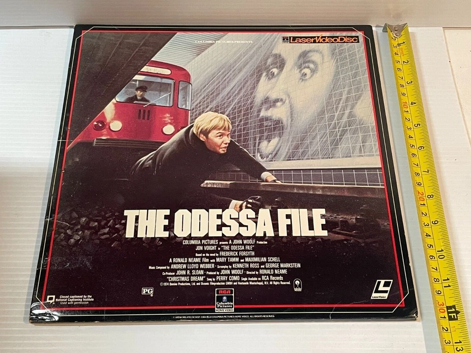 The Odessa File Laserdisc LD RARE Jon Voight Foto 3 de 3