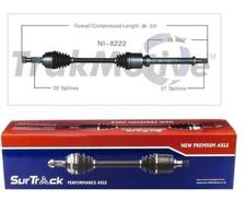 Front Pass Right CV Axle Shaft SurTrack NI-8222 for Nissan Sentra 2.0L Autom CVT