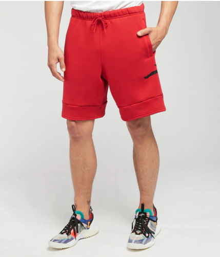 Mens Nike Air Jordan Red Fleece Shorts 