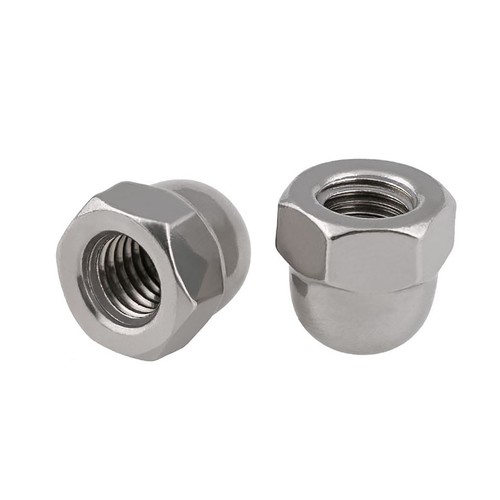 Hutmuttern DIN 1587 SUS Edelstahl VA Hutmutter M4 M5 M6 M8 M10 M12 Hohe Form - Bild 3 von 6