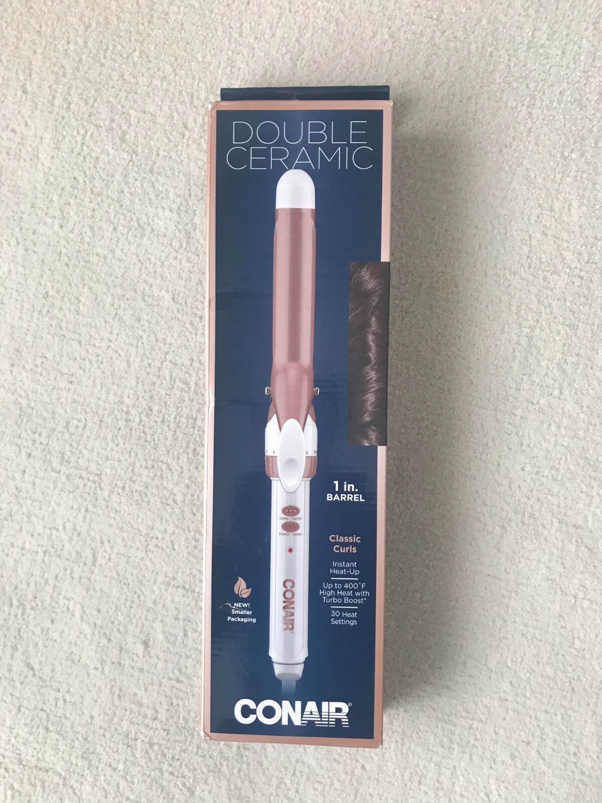 Conair New Double Ceramic 1inch Curling Iron 15 eBay