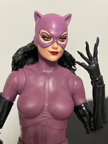 Figura de acción Mcfarlane tallada cabeza de gato Knightfall pintada 1/12 - Imagen 7 de 10