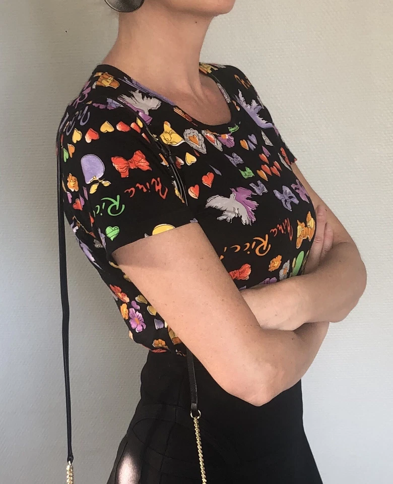 Tee-shirt Tutti Fruitti NINA RICCI vintage - Photo 1/4