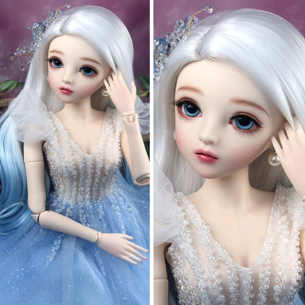 Large BJD Doll for Girls 1/3 Ball Jointed Female Body Dolls Lifelike DIY Toys