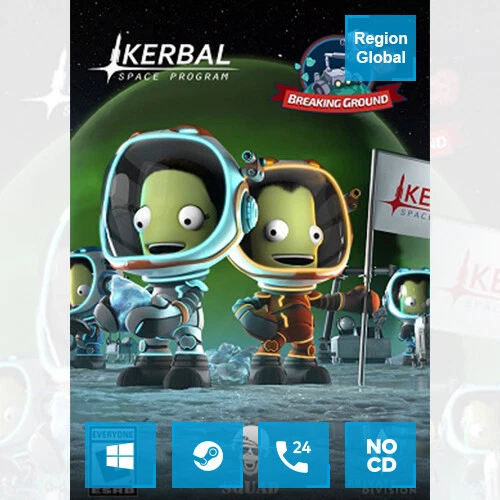 Kerbal Space Program Breaking Ground Expansion DLC for PC Steam Key Region Free