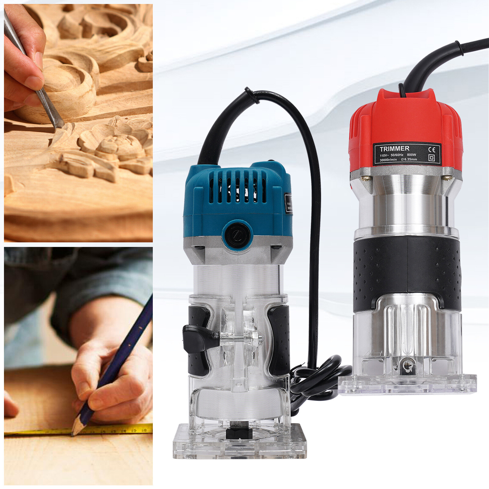 Woodworking Edger 800W Wood Laminate Palm Router Joiner Electric