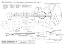 Acoustic Guitar Plans - Taylor Grand Auditorium / florentine cutaway