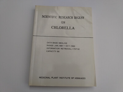 Japanese Medicinal Plant Chlorella Algae Hokkaido Alternative Medicine Research