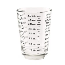 Professional Measuring Glass Jigger! Franmara Glass Shot Glad Measuring Cup Bar