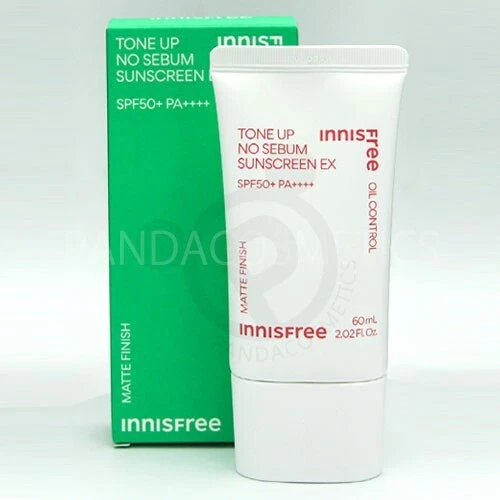 Innisfree Tone Up No Sebum Sunscreen SPF50+ PA++++ 60ml - Image 2 of 2