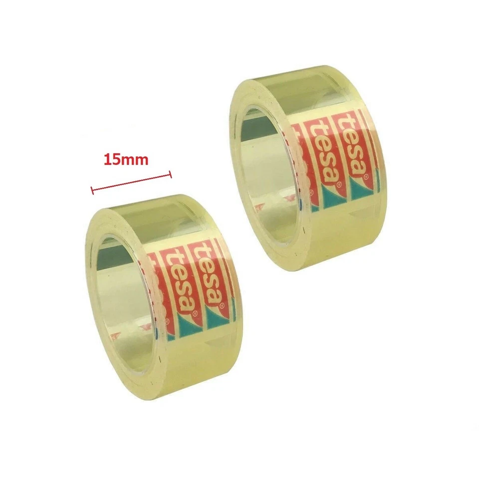 2 x Tesa Tesafilm® transparent Nr. 57370, 15 mm x 10 m