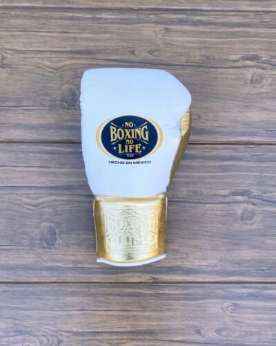 Guantoni da boxe No Boxing No Life fatti a mano in pelle di mucca | tutte le taglie - Foto 3 di 4