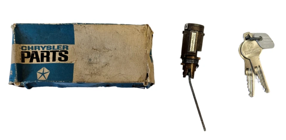 Chrysler Imperial Dodge Monaco 1965 cilindro de bloqueo de maletero trasero y llaves 2583163 nuevo en stock Foto 2 de 4