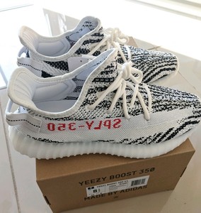 Andrew Wiggins adidas Channel YEEZY BOOST 350 V2 Zebra