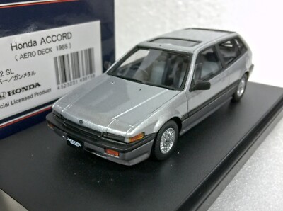 ミニカー Honda Accord Aerodeck (1985) 1/24 HONDA Accord Aerodeck 1985 1/24 Scale Model Car Japanese Famous