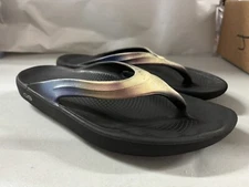 Oofos Oolala Calypso Ombre Comfort Recovery Sandal Flip Flop Thong Shoe Women 10