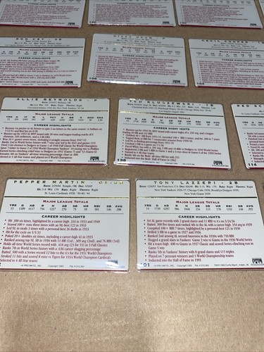 1993 action packed 24kt gold baseball 18 Card Set - Picture 10 of 13