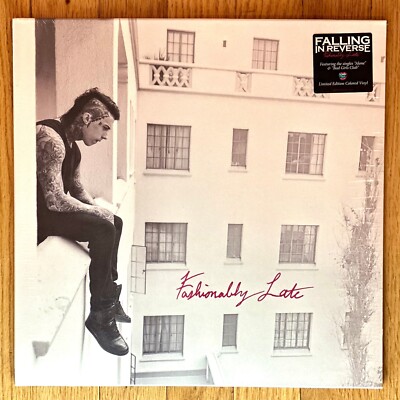 PINK VINYL---- FALLING IN REVERSE Fashionably Late UO EXCLUSIVE LP