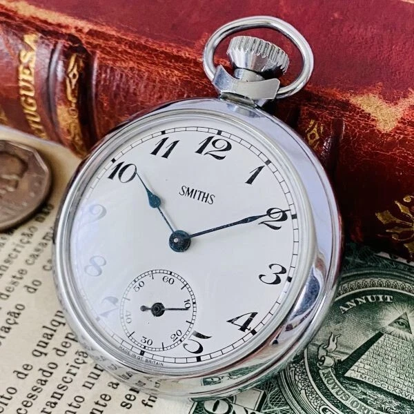 Vintage smiths pocket clearance watch