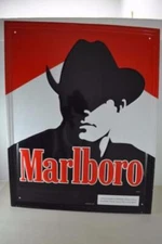 Marlboro Man  Metal Sign 1992 Phillip Morris Cowboy Sign, brand new, Lmtd Qty