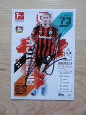 Robert Andrich Autogramm signed TC Topps Bundesliga "Bayer 04 Leverkusen 21/22"