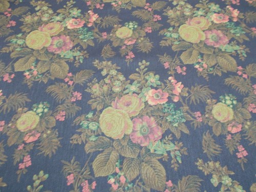 Ralph Lauren Fabric 'DATE PALM FLORAL - TOBACCO' 3.5 METRES 350cm- Linen Blend - Picture 2 of 6
